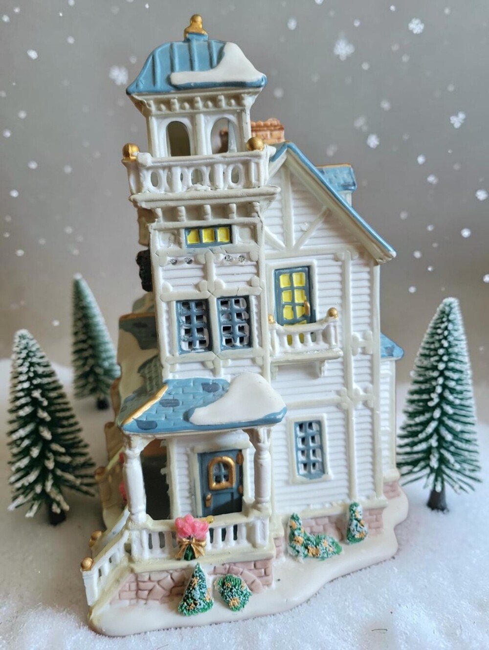 Vtg 2002 Lemax Village Collection Beaumont Inn Victorian #25691A Original Box - Picture 3 of 8